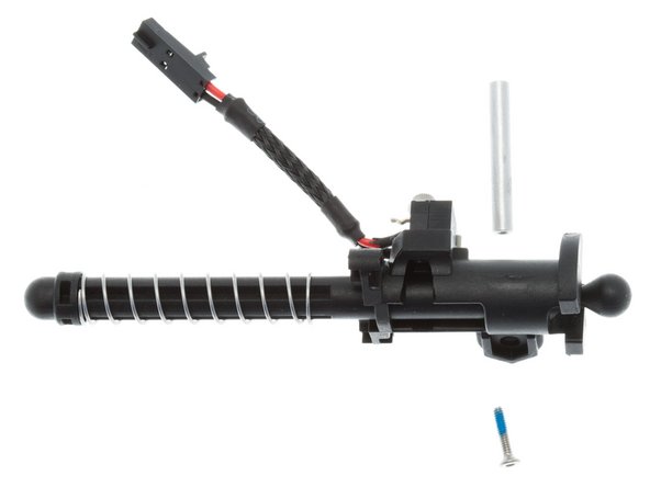 Slide Strike Pin and Spring combination from earlier in the build process onto the Auto Probe Body.