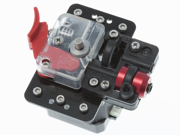 6x M3 x 6mm SHCS are used to attach the EZStruder subassembly onto the Kossel lower triangle.  Using the provided nut, load the screws on and set it aside for safekeeping.