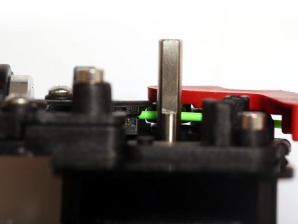 Remove the M3 set screw that came with the SeeMeCNC kit and reinstall with thread-locking set screw