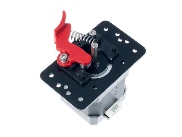 Place the EzStruder Upper parts on as shown