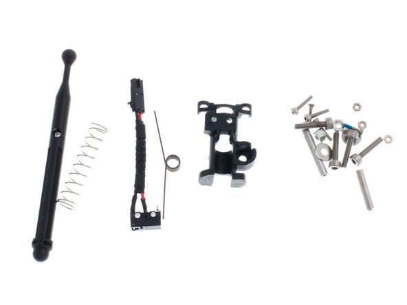 The parts for the Auto Levelling Probe are shown on the right.