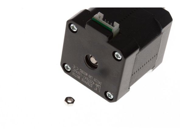 The motor shaft is sprung, which interferes with our ability to get a good press fit onto the motor.