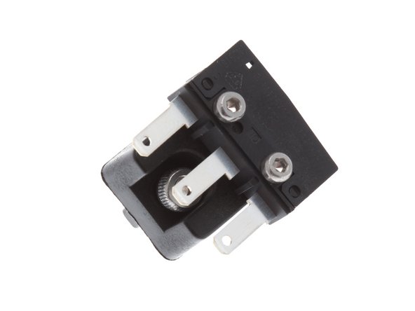 Attach switch to the end stop holder as shown on the right, using 2x M2 Nuts